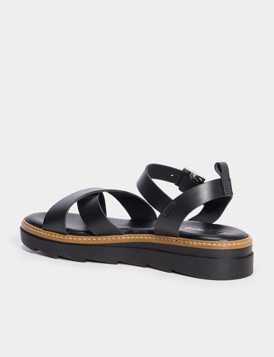 Sandales noir femme