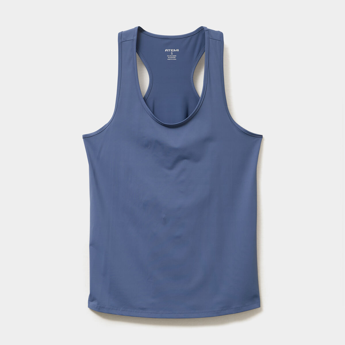 D&eacute;bardeur de sport fluide dos nageur bleu fonc&eacute; femme