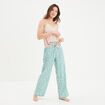 Ensemble pyjama 2 pièces bleu femme