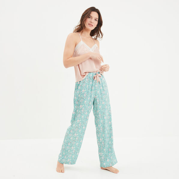 ensemble pyjama 2 pieces bleu femme Ensemble pyjama 2 pièces bleu femme