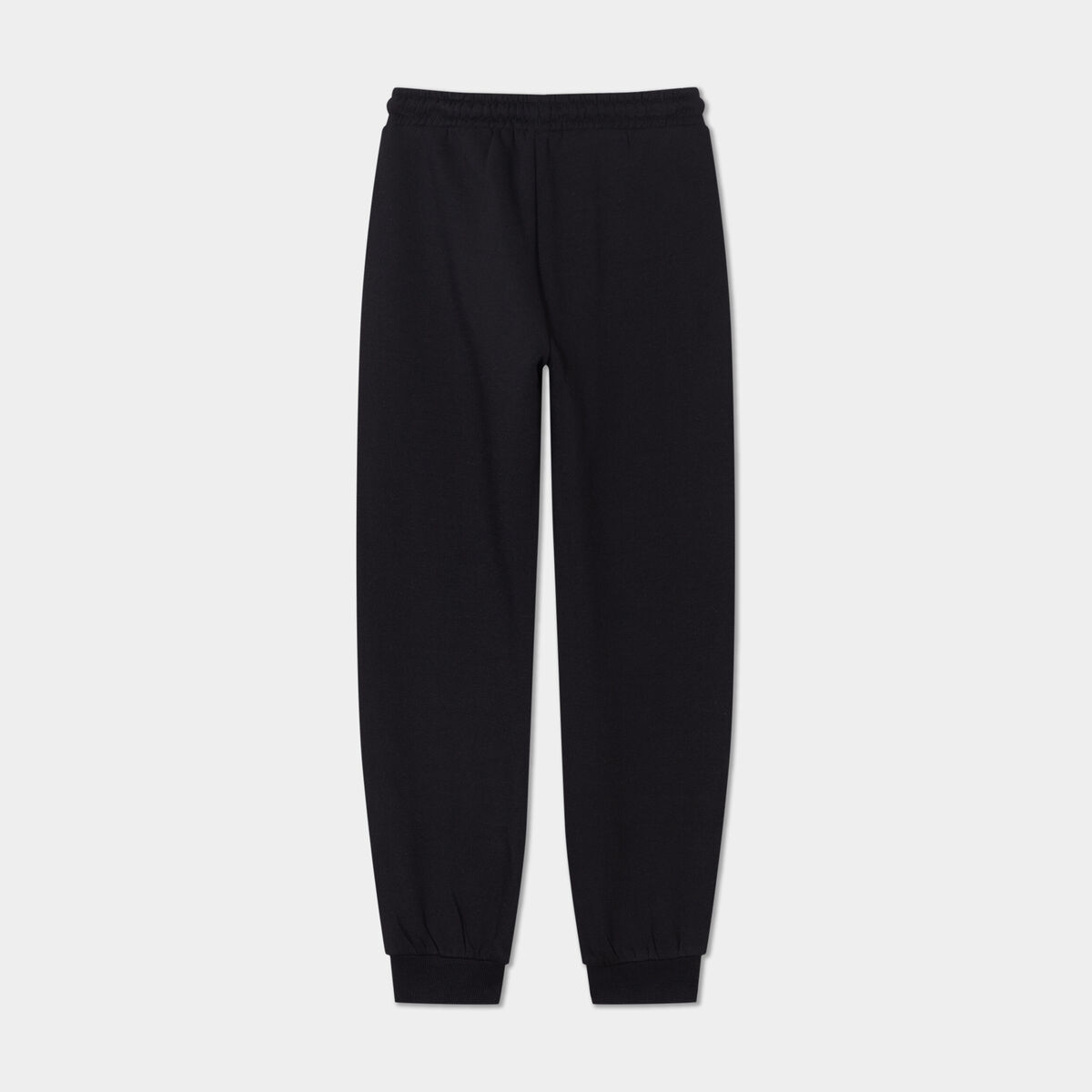 Pantalon de jogging droit noir fille