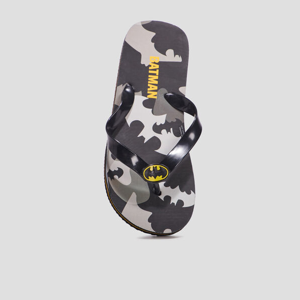 Tongs Batman noir garçon