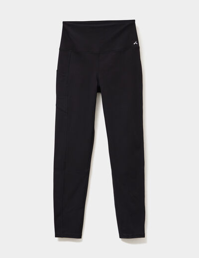 Legging de sport taille haute noir femme