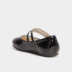 Ballerines vernies à bout rond noir fille