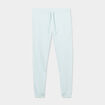 Pantalon jogging droit molleton vert pastel homme