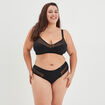 Soutien-gorge triangle microfibre Izold noir femme grande taille