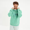 Sweat hoodie molleton1 poche vert menthe homme