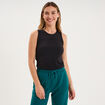 D&eacute;bardeur de sport fluide noir femme