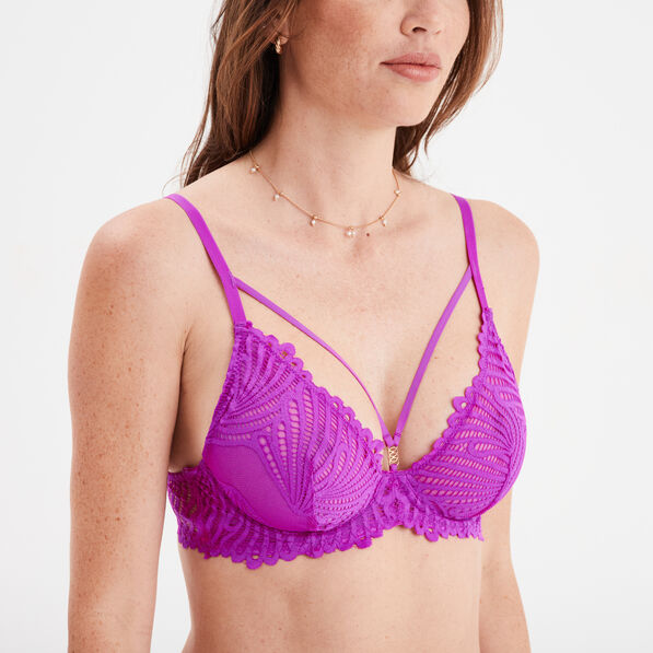 soutien gorge emboitant dentelle violet femme Soutien-gorge emboîtant dentelle violet femme