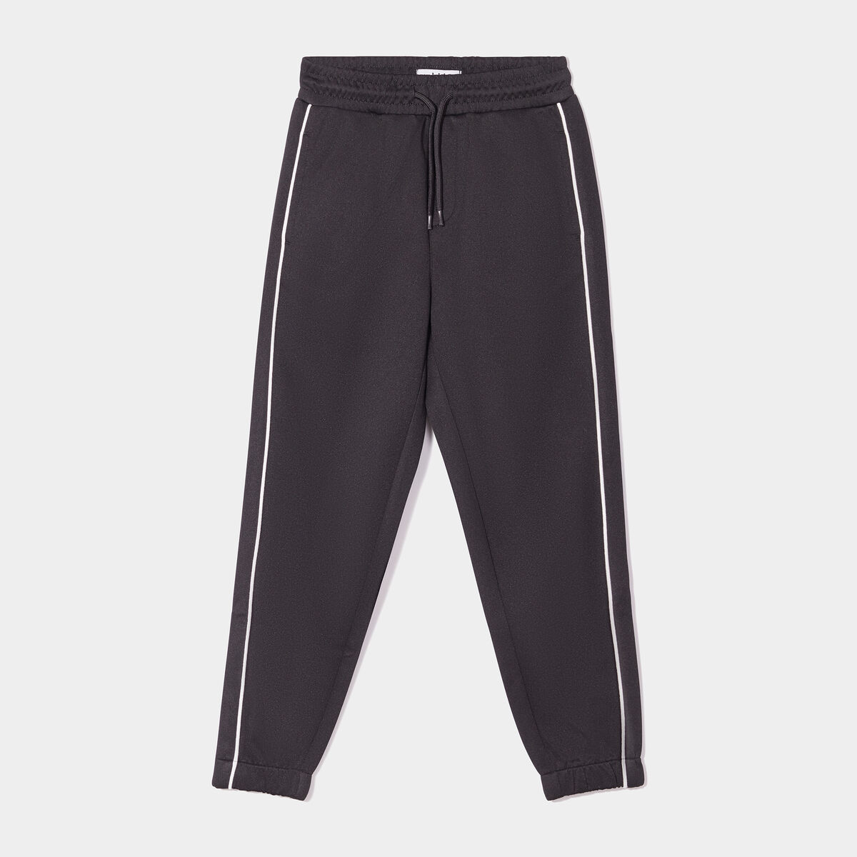 Pantalon de jogging taille élastiquée noir garçon
