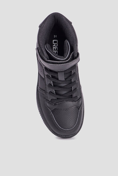 Baskets montantes Creeks Ktempete noir garçon