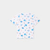 T-shirt col rond manches courtes coton bleu marine bébé garçon