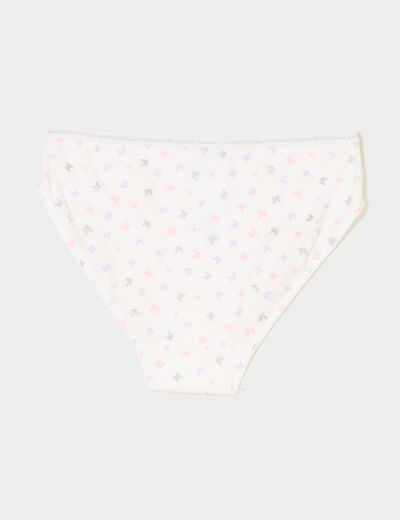 Lot 7 culottes coton parme fille