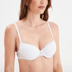 Soutien-gorge corbeille paddé dentelle blanc femme