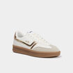 Baskets &agrave; lacets Josh Ellesse jaune or femme