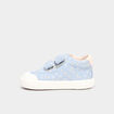 Baskets montantes scratchs bout renforc&eacute; bleu ciel b&eacute;b&eacute; fille