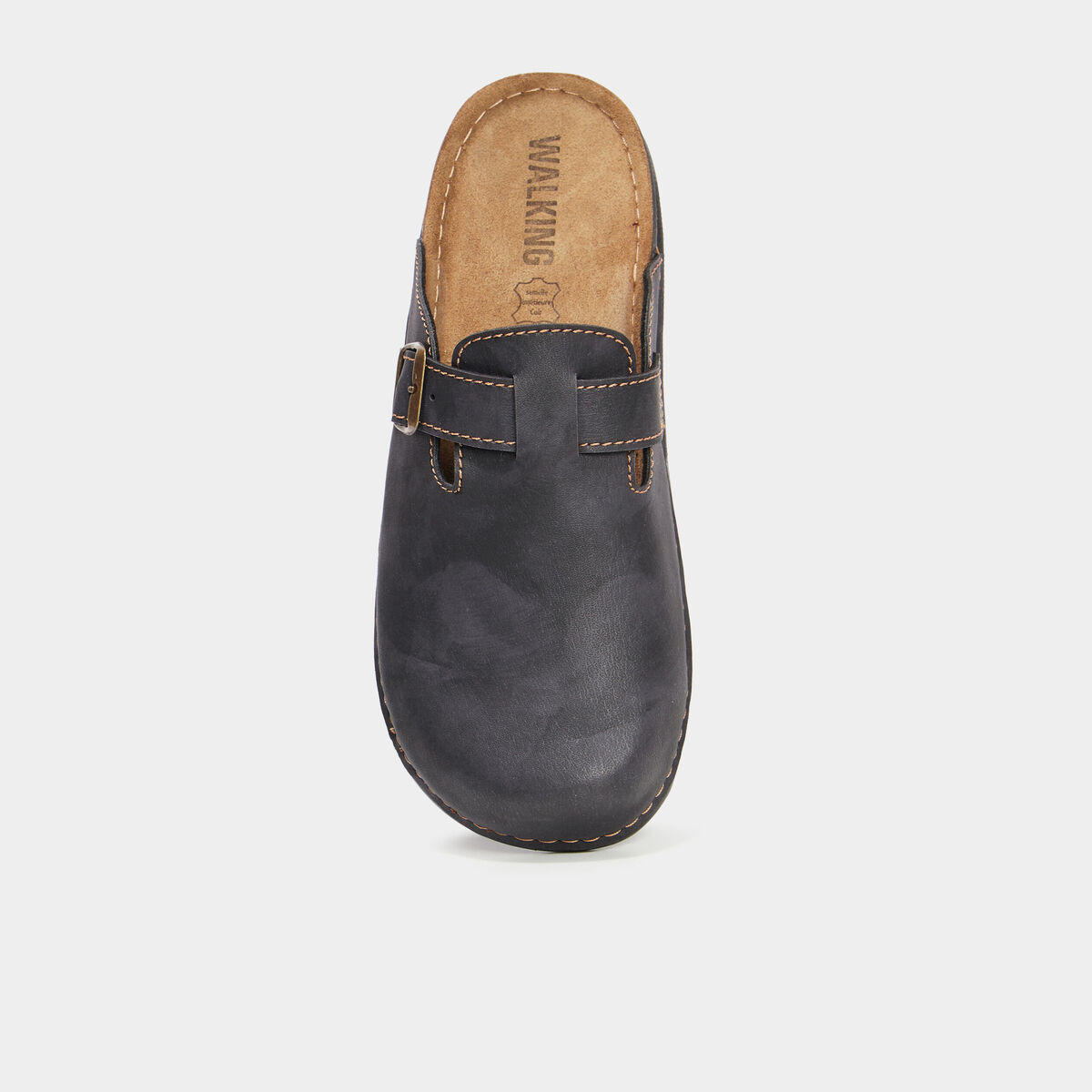 Mules avec boucles noir homme