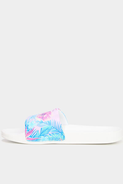 Mules de plage multicolore femme