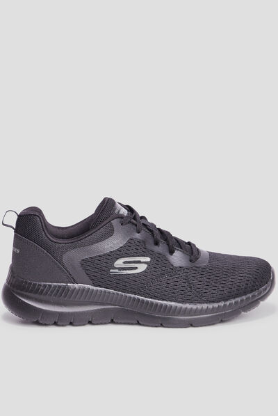 Baskets running mémoire forme Skechers noir femme