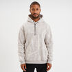 Sweat hoodie à capuche manches longues gris clair homme