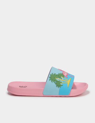 Claquettes de plage multicolore fille
