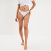 String coton majoritaire blanc femme