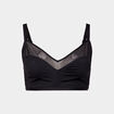 Soutien-gorge triangle microfibre Izold noir femme grande taille