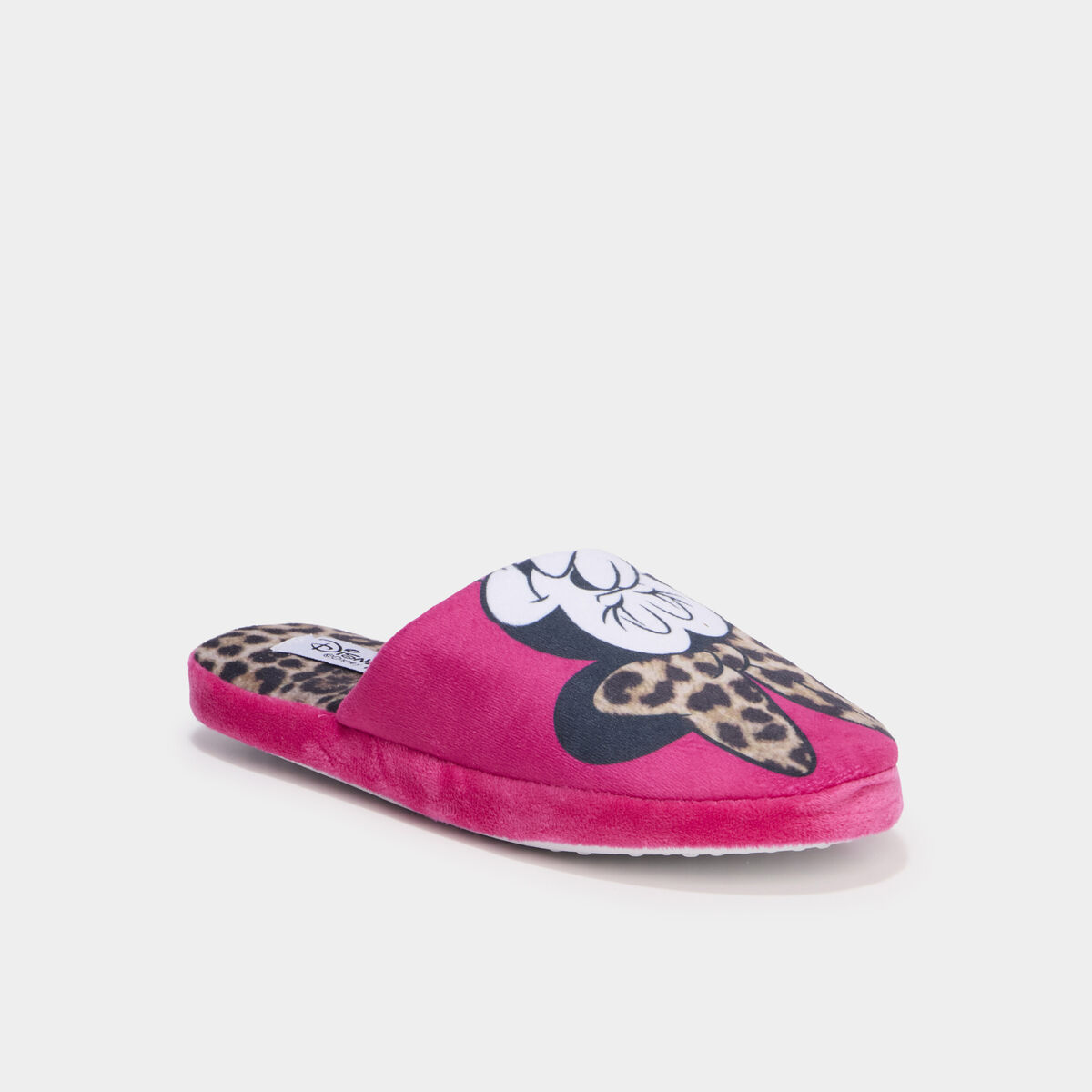 Chaussons mules Minnie rose femme