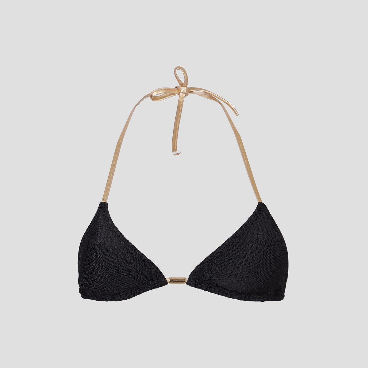Haut de maillot de bain triangle noir femme