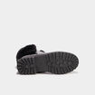 Bottines vernies bords fausse fourrure noir fille