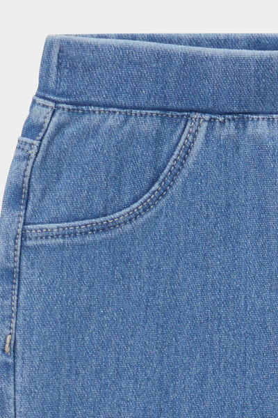 Tregging en jean coton majoritaire denim stone b&eacute;b&eacute; fille