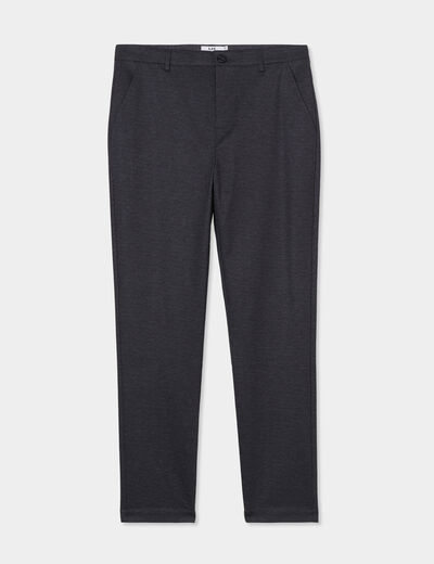 Pantalon chino slim bleu foncé homme