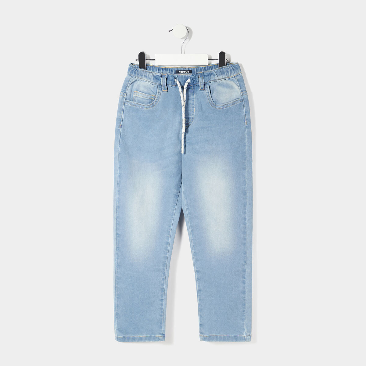Jeans jogger Creeks denim triple stone garçon
