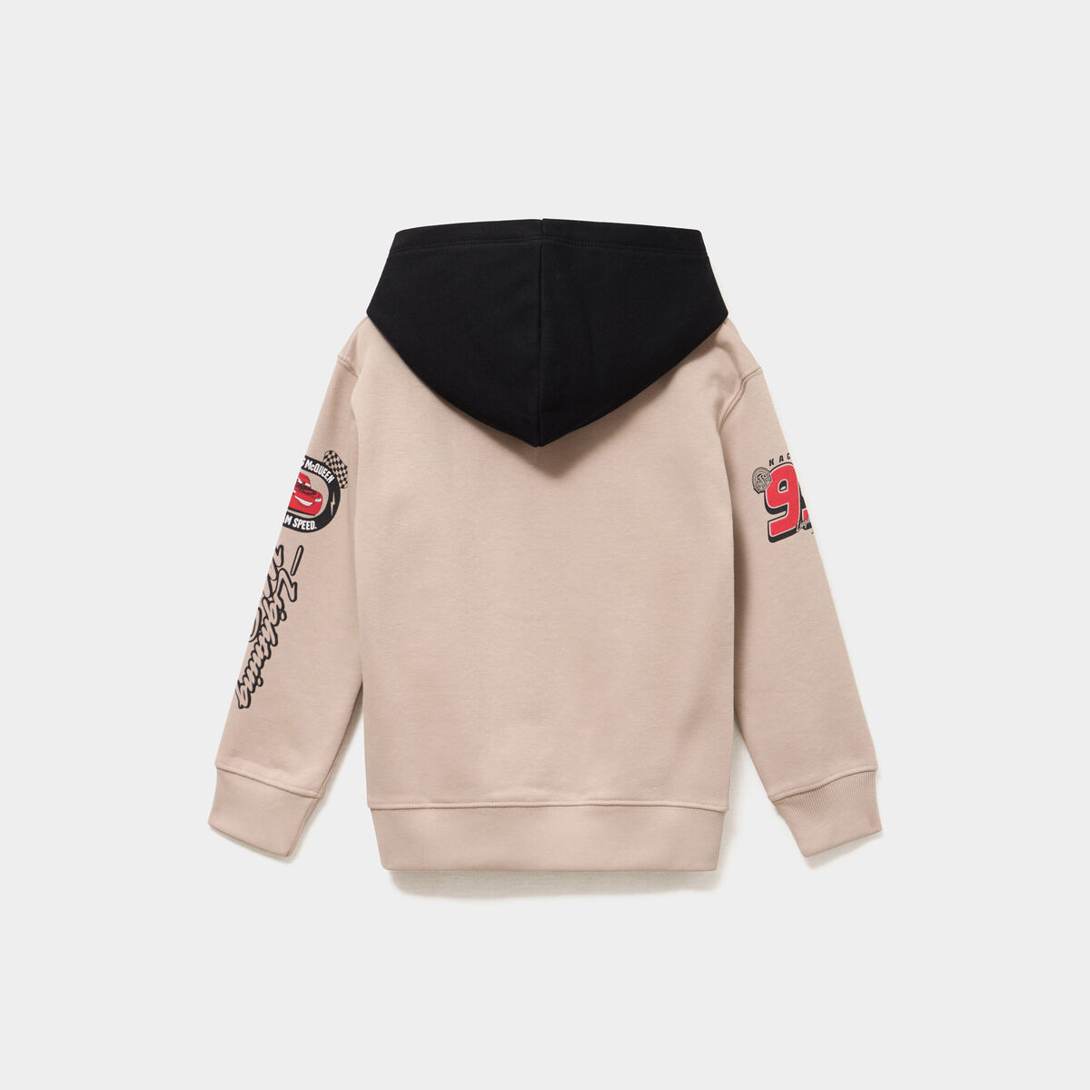 Sweat hoodie &agrave; capuche Cars sable gar&ccedil;on