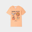 T-shirt manches courtes Le Roi lion rose saumon garçon