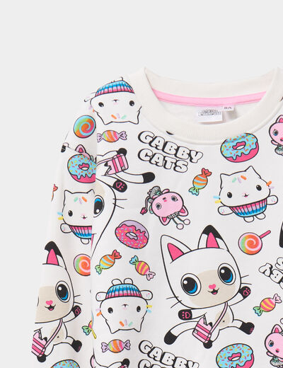 Sweat Gabby et la maison magique multicolore fille