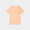 T-shirt sequins r&eacute;versibles orange fluo gar&ccedil;on