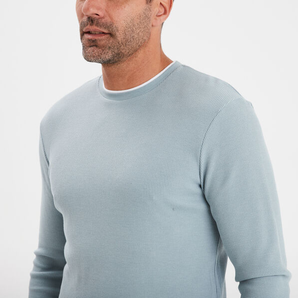 T-shirt col rond Creeks gris homme
