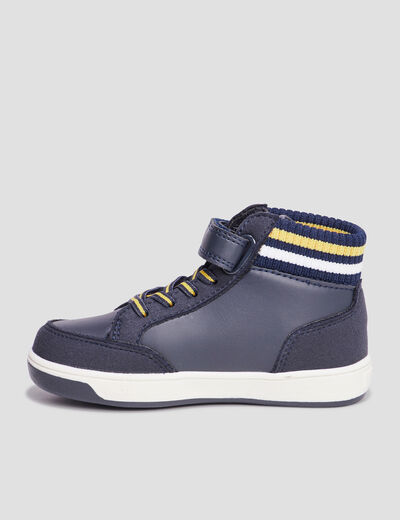 Baskets montantes Creeks Kaby bleu marine garçon
