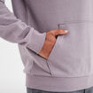 Sweat molleton à capuche hoodie parme homme