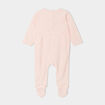 Dors-bien manches longues boutonn&eacute; rose clair b&eacute;b&eacute;