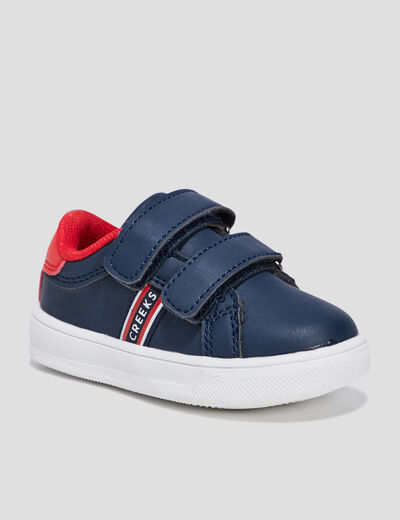Tennis à scratchs Creeks bleu marine bébé garçon