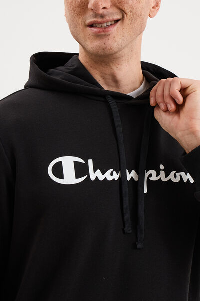 Sweat hoodie molleton Champion noir homme