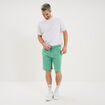 Short jogging molleton droit vert menthe homme