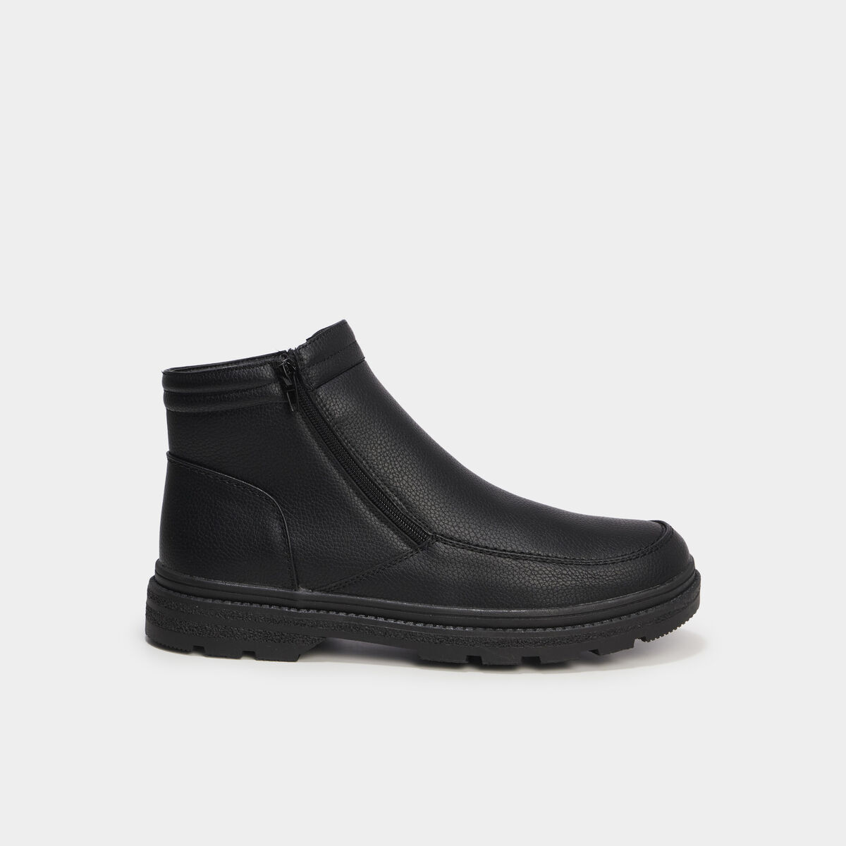 Bottines zipp&eacute;es noir homme