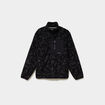 Veste effet sherpa zipp&eacute;e 3 poches noir homme