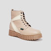 Bottines en cuir Kickers Kickfab sable femme