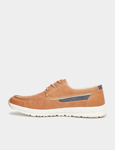 Chaussures bateau marron clair homme