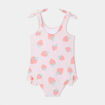 Maillot de bain une pièce rose clair bébé fille