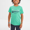 T-shirt col rond manches courtes Creeks vert garçon